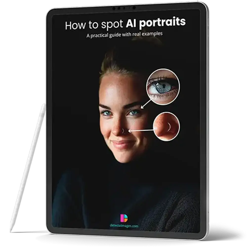Free AI image detection mini guide PDF cover