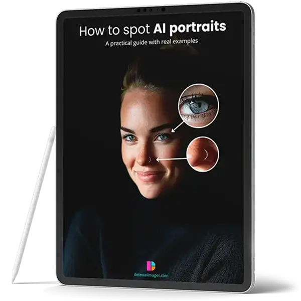 Free AI image detection mini guide PDF cover